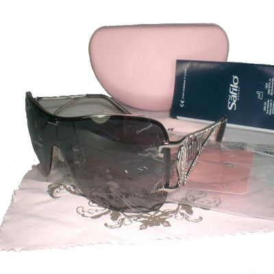 Juicy Couture Sunglasses Embellished Mini Light Brown