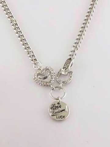 Juicy Couture Necklace Luck Silver