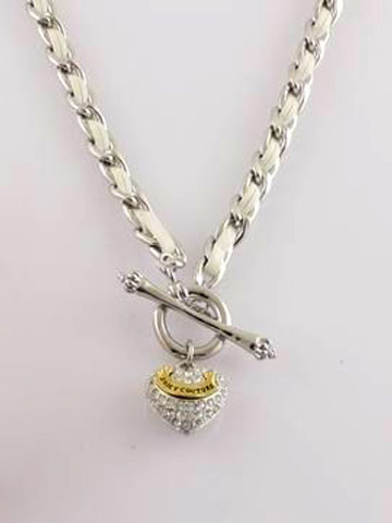 Juicy Couture Starter Charming Necklace Silver