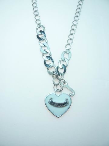 Juicy Couture Necklace Silver Heart
