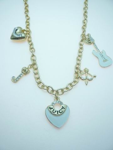 Juicy Couture Icons Necklace Gold Chains