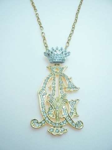 Juicy Couture Silver Crown Gold Necklace