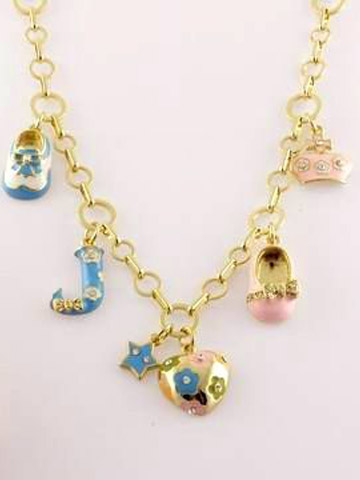 Juicy Couture Gold Necklace Heart