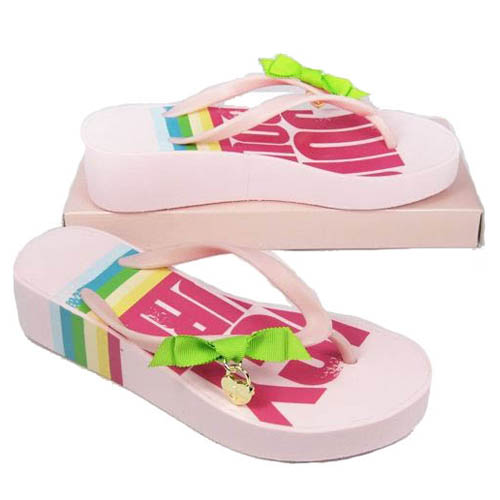 Juicy Couture Sandals Pink Green