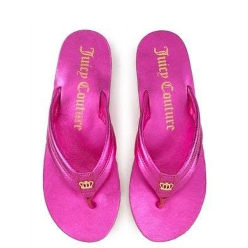 Juicy Couture Sandals Crown Fuchsia