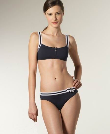 Juicy Couture Bikini Zipper In Black