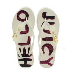 Juicy Couture Sandals Hello Juicy White