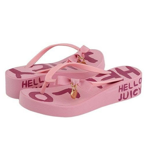 Juicy Couture Sandals Callie Flip flops In Pink