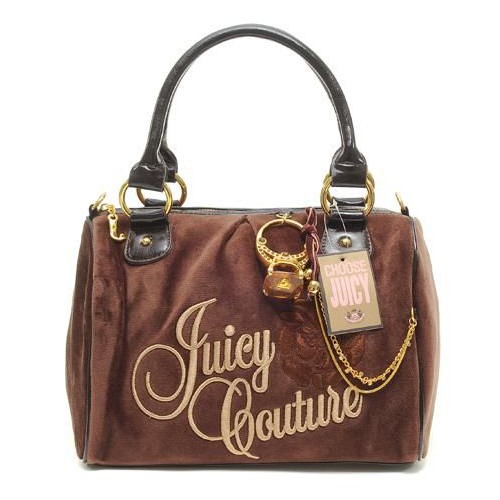 Juicy Couture Ring Bling Madge Handbag In Coffee