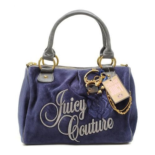 Juicy Couture Ring Bling Madge Handbag In Navy
