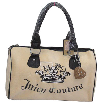 Juicy Couture Tote Bags charm Crown In Apricot Black